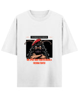 Cockroach Anime - ONE SPRAY AWAY FROM BECOMING A FREEDOM FIGHTER. (White Oversized T-shirt Front Design)