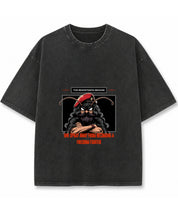 Vintage Fade Wash Oversized T-shirt Front Design