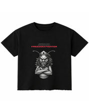 Black Boxy Fit T-shirt Front Design