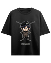 Black Oversized T-shirt Front Design