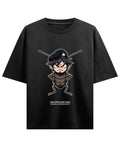 Black Oversized T-shirt Front Design