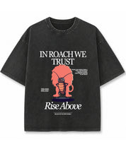 Vintage Fade Wash Oversized T-shirt Front Design