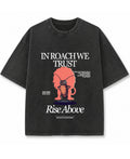 Vintage Fade Wash Oversized T-shirt Front Design