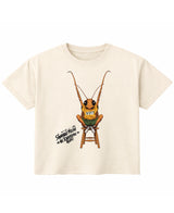 Cockroach Anime - SHAYAD MEIN HI KANOON HUN. (Off White Boxy Fit T-shirt Front Design)