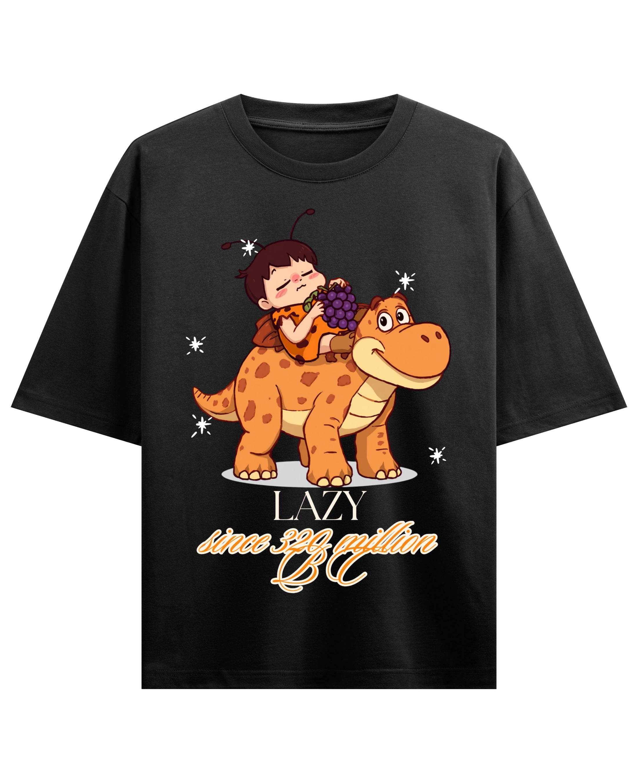 Black Oversized T-shirt Front Design