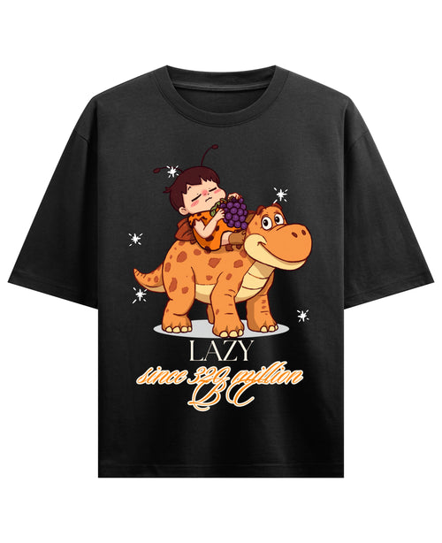 Black Oversized T-shirt Front Design