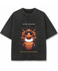 Vintage Fade Wash Oversized T-shirt Front Design