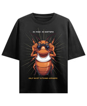 Black Oversized T-shirt Front Design