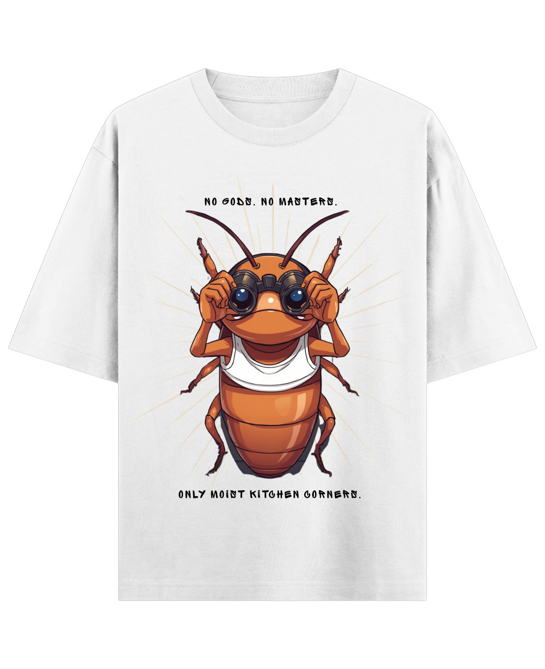 White Oversized T-shirt Front Design