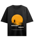 Black Oversized T-shirt Front Design