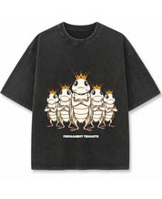 Vintage Fade Wash Oversized T-shirt Front Design