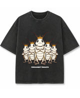 Cockroach Anime - Permanent Tenants. (Vintage Fade Wash Oversized T-shirt Front Design)