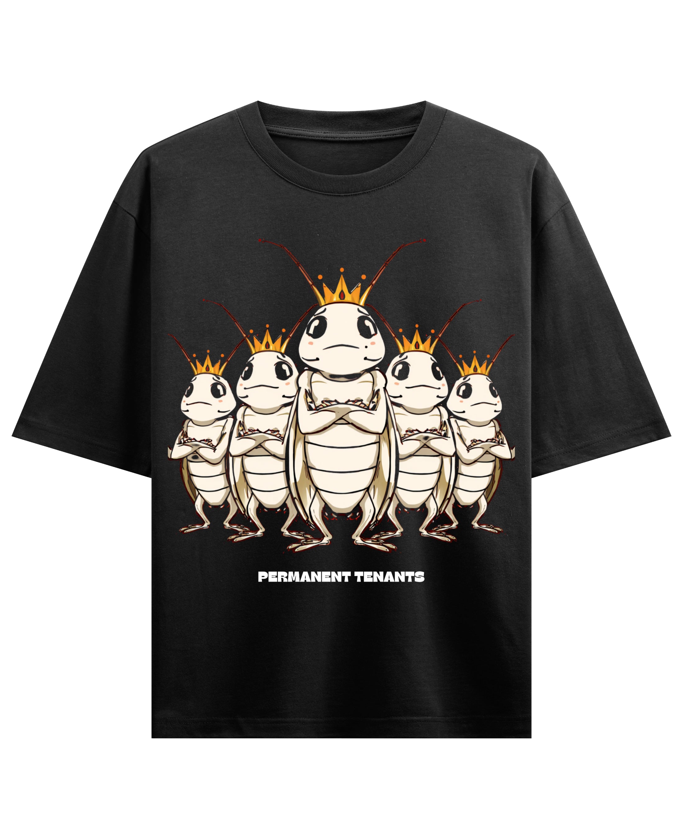 Black Oversized T-shirt Front Design