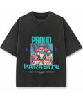 Vintage Fade Wash Oversized T-shirt Front Design