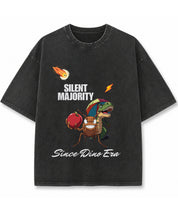Vintage Fade Wash Oversized T-shirt Front Design
