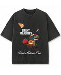 Vintage Fade Wash Oversized T-shirt Front Design