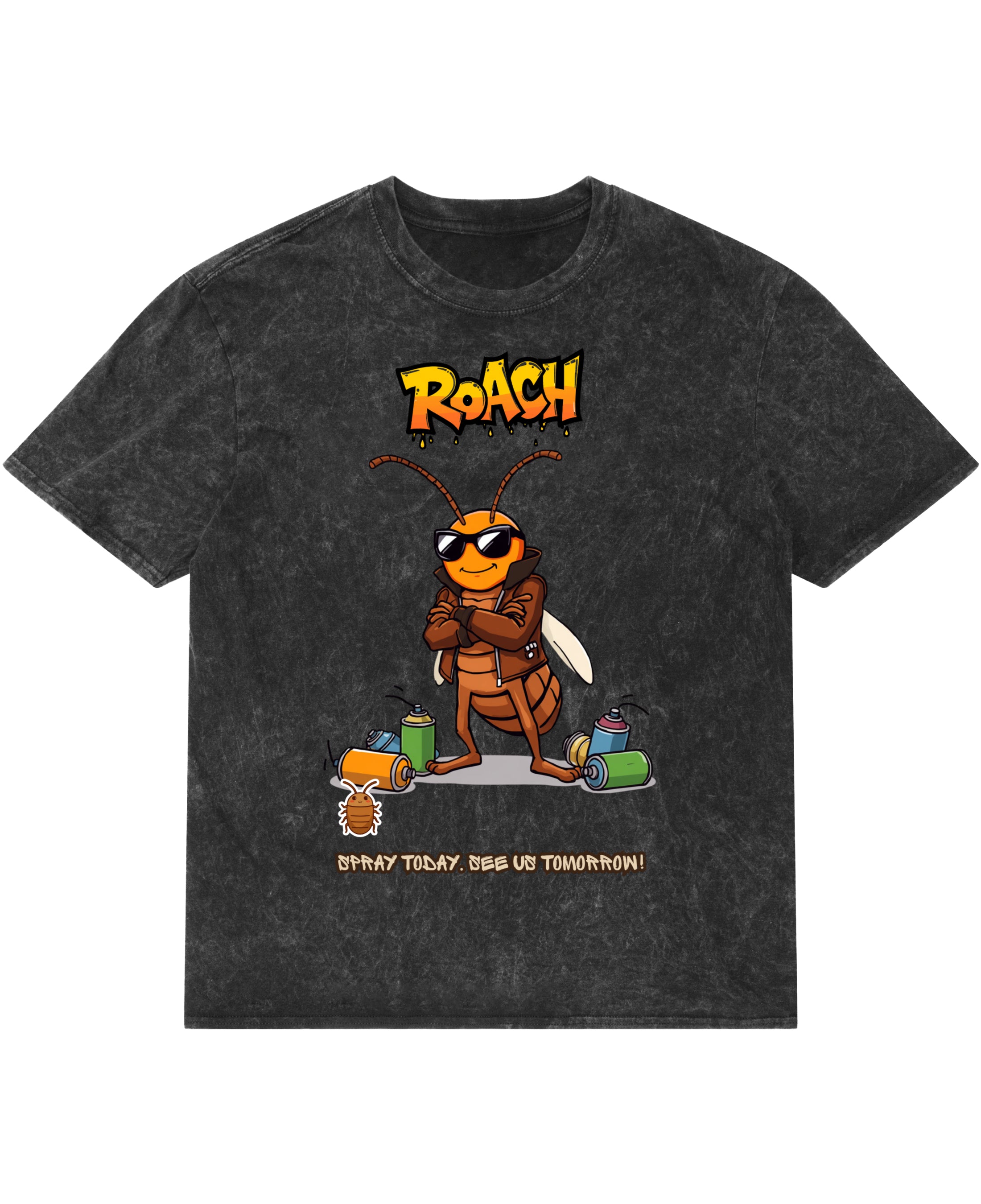 Acidwash Oversized T-shirt Front Design