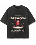 Vintage Fade Wash Oversized T-shirt Front Design