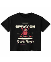 Black Boxy Fit T-shirt Front Design