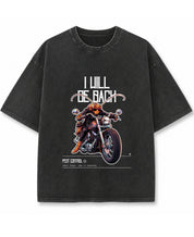 Vintage Fade Wash Oversized T-shirt Front Design