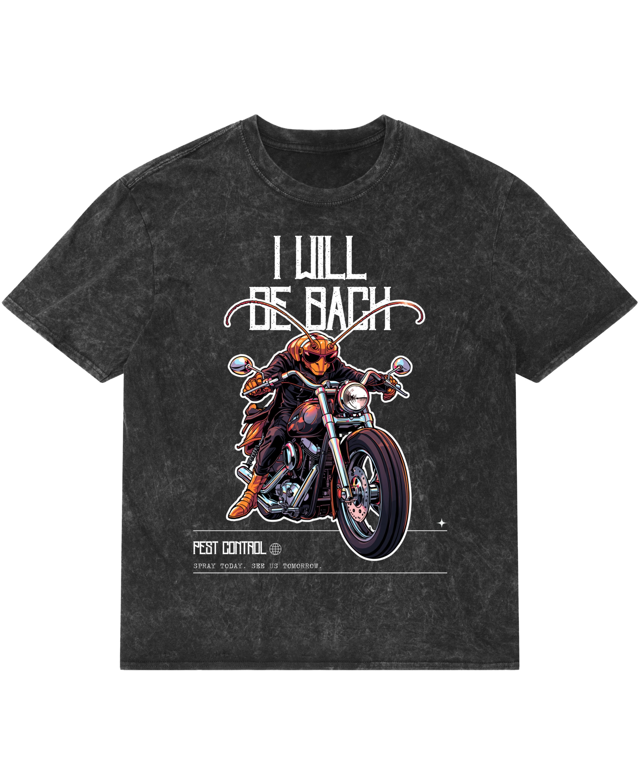 Acidwash Oversized T-shirt Front Design
