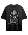 Black Oversized T-shirt Front Design