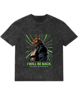 Cockroach Anime - Spray Today, See Us Tomorrow! (Acid wash Oversized T-shirt Front Design)