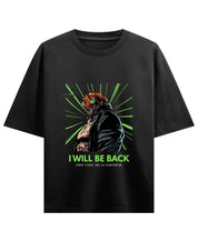 Black Oversized T-shirt Front Design