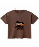 Cockroach Anime - Spray Today, See Us Tomorrow! (Brown Boxy Fit T-shirt Front Design)