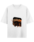 White Oversized T-shirt Front Design