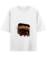 Cockroach Anime - Spray Today, See Us Tomorrow! (White Oversized T-shirt Front Design)