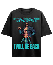 Black Oversized T-shirt Front Design