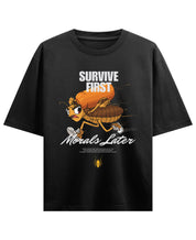 Black Oversized T-shirt Front Design
