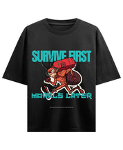 Black Oversized T-shirt Front Design