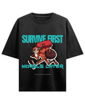 Black Oversized T-shirt Front Design