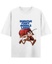 White Oversized T-shirt Front Design