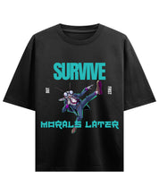 Black Oversized T-shirt Front Design