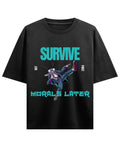 Black Oversized T-shirt Front Design