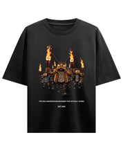 Black Oversized T-shirt Front Design