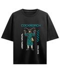 Black Oversized T-shirt Front Design