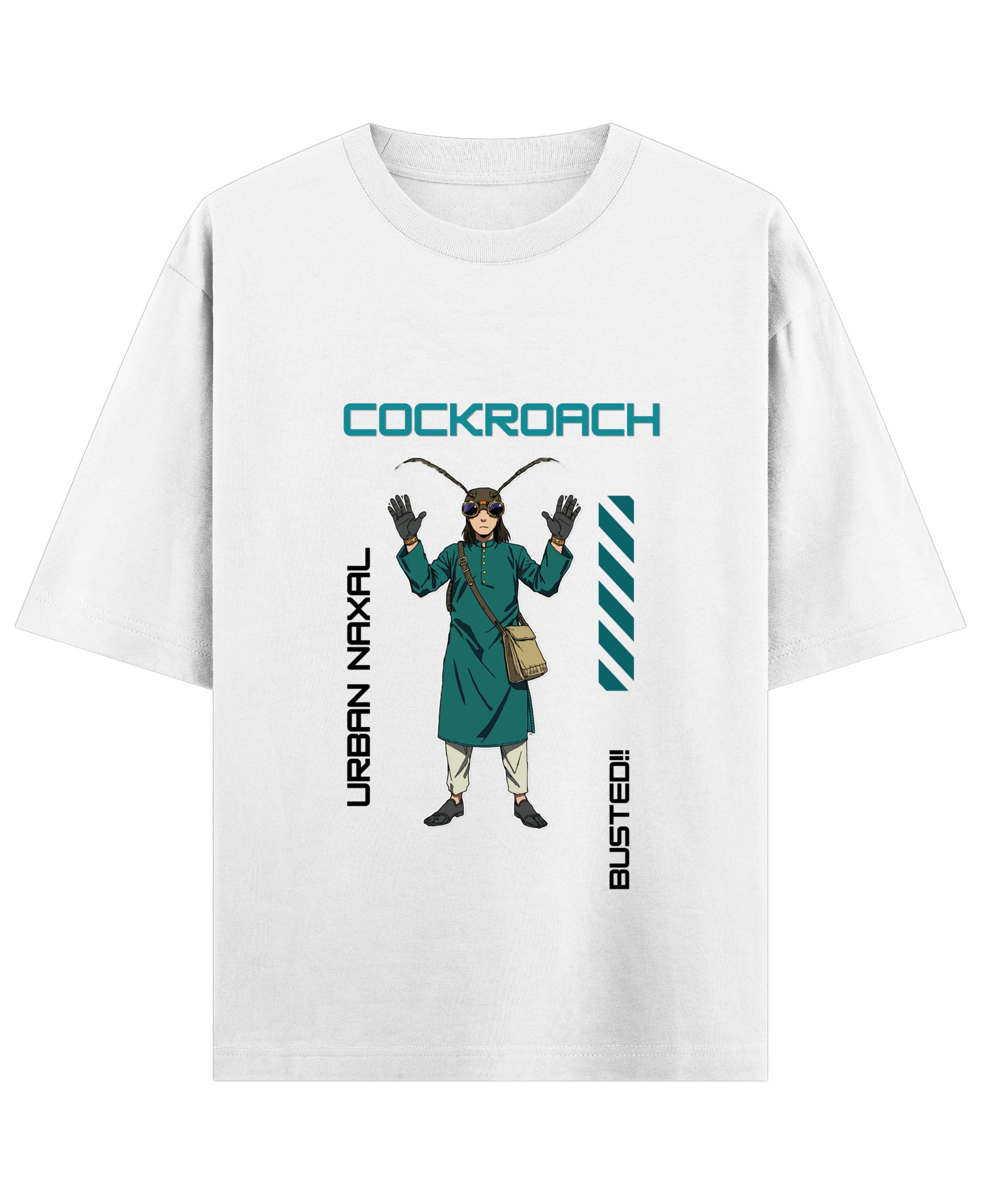 White Oversized T-shirt Front Design