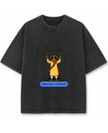 Vintage Fade Wash Oversized T-shirt Front Design
