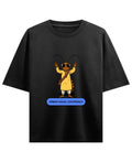 Black Oversized T-shirt Front Design