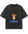 Vintage Fade Wash Oversized T-shirt Front Design