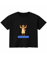 Cockroach Anime - URBAN NAXAL. (Black Boxy Fit T-shirt Front Design)