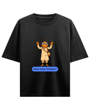 Black Oversized T-shirt Front Design