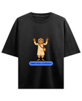 Black Oversized T-shirt Front Design