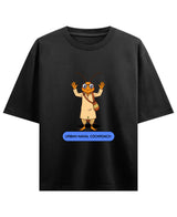 Cockroach Anime - URBAN NAXAL. (Black Oversized T-shirt Front Design)