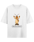 White Oversized T-shirt Front Design