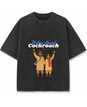 Vintage Fade Wash Oversized T-shirt Front Design